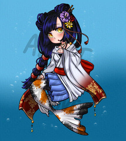 Koi Mermaid Adoptable (Base by: https://ko-fi.com/DesireeU) Koi Mermaid Adoptable (Base by: https://ko-fi.com/DesireeU)