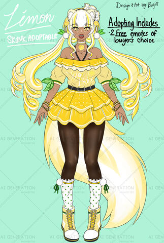 Lemon Skunk Adopt (Adopted by Kirbo)